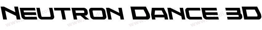 Neutron Dance 3D字体转换